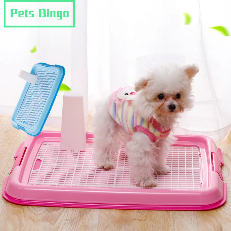 

Pets Bingo 48cm Cat Litter Box Non-slip WC Gato PP Resin Toilet Washable Dog Potty Removable Puppy Bedpans Pet Furniture