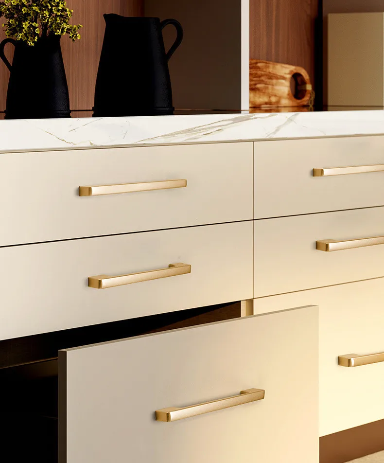 MAXMIX Золотой Алюминиевый гардероб прикроватный шкаф ручка шкафчика большие минималистичные ручки кухонная мебель выдвижение ящика шкафа