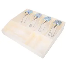 Валюты ящик для хранения повышенной металлический зажим восемь отсек супермаркет вставка валюты лоток ящик для денег инструмент Упаковка