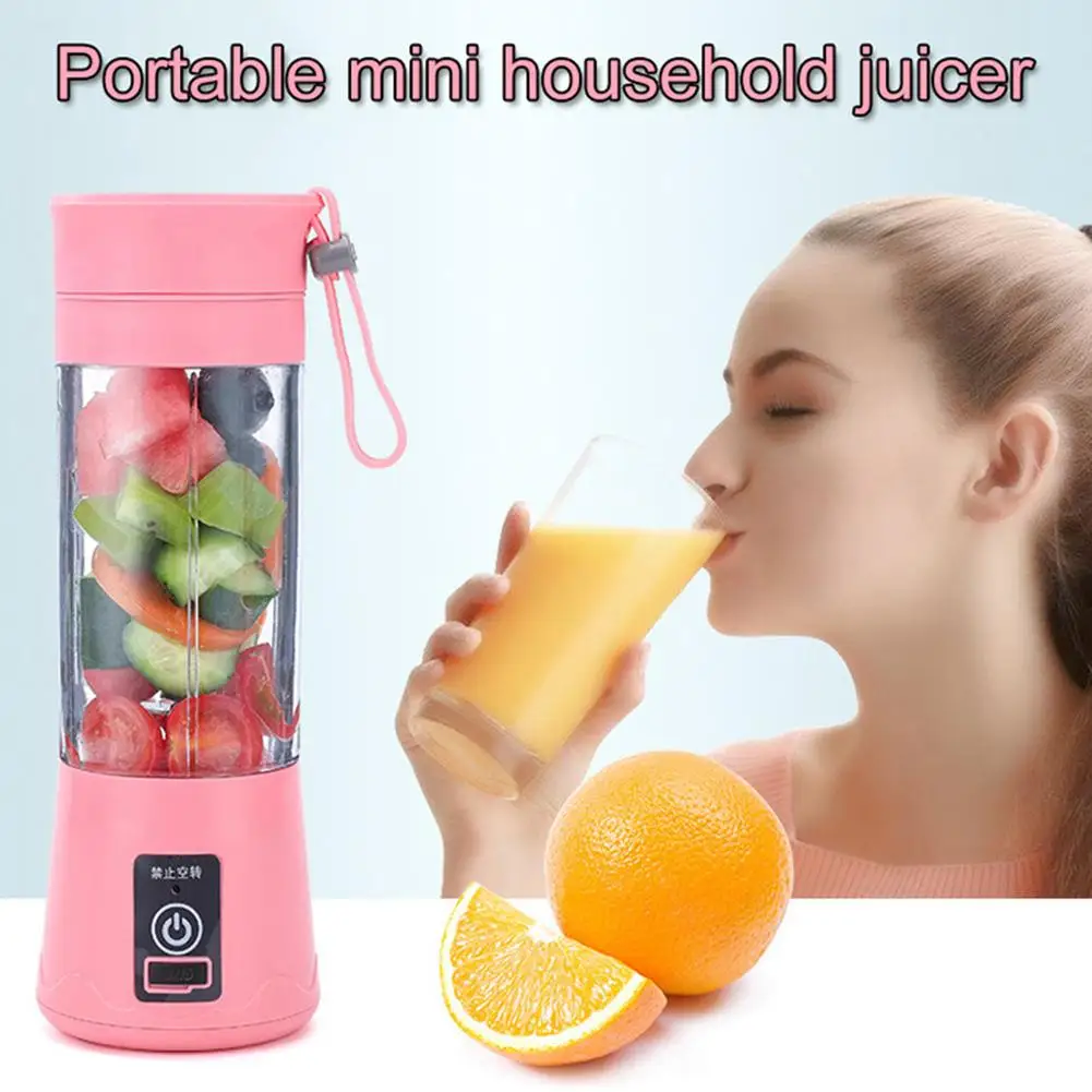 

380ML Multifunctional Electric Cup-Shape Juicer Mini Mixer Portable Blender Vegetables fruit Squeezers Reamers Bottle Juice Sque