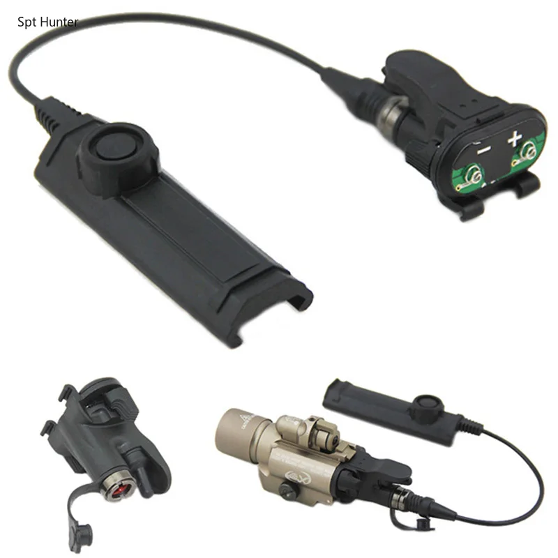 

Tactical Remote Dual Switch Assembly For X-Series X300 X400 WeaponLights Tape Switch Constant Momentary Control