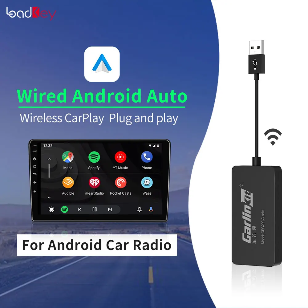 CARLINKIT 2Air-OEM-BK Wireless Android Auto Carplay Adapter