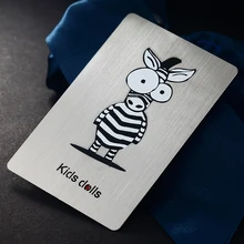 Металлическая членская карта VIP карта из нержавеющей стали карта заказной Чехол под шлифованный Металл визитная карточка из нержавеющей стали визитная карточка производство