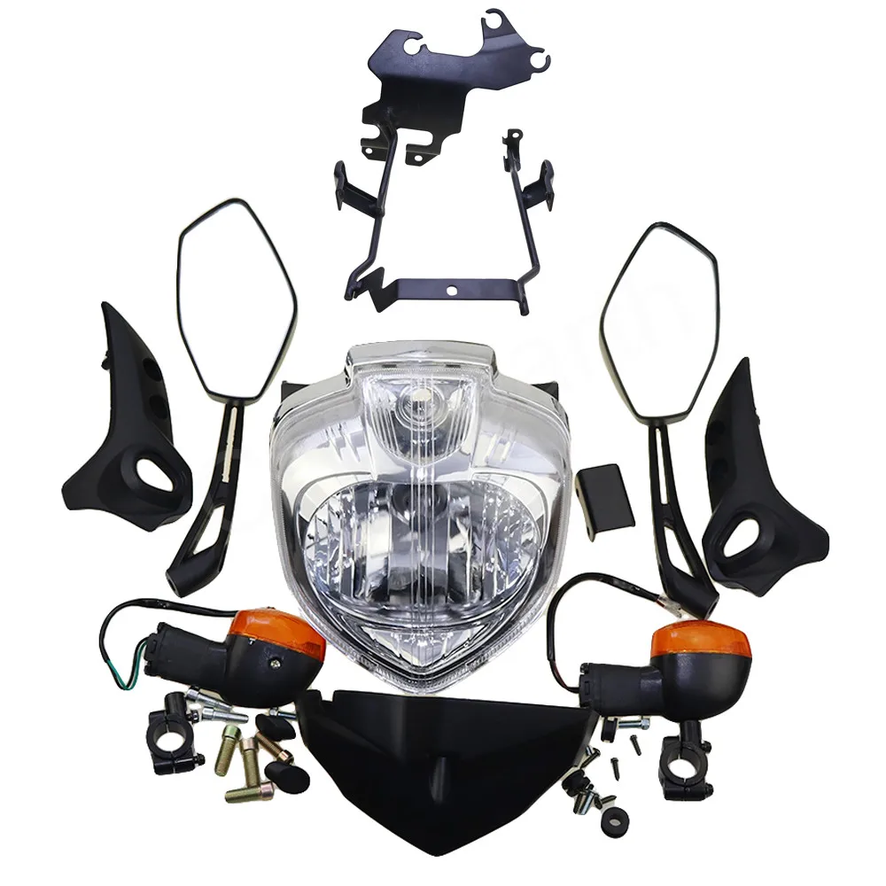 Передняя фара для мотоцикла 2007 2008 2009 Yamaha FZ6 N FZ6N FAZER FZ6S комплект фар в сборе с