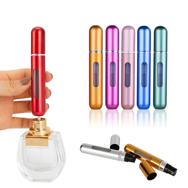 Mini vaporisateur de parfum portable, 5ml, 13 couleurs, en