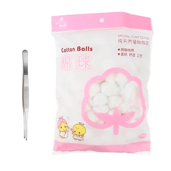 

100g Organic Cotton Balls Make Up Pads for Needle Disinfection Acupoint Disinfection Cupping ignition