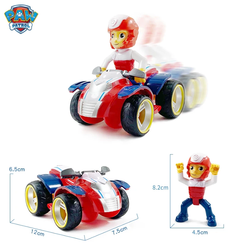 Figuras de acción de la Patrulla Canina para niños, figuras en miniatura de juguete, vehículo de rescate, Ryder, Anime