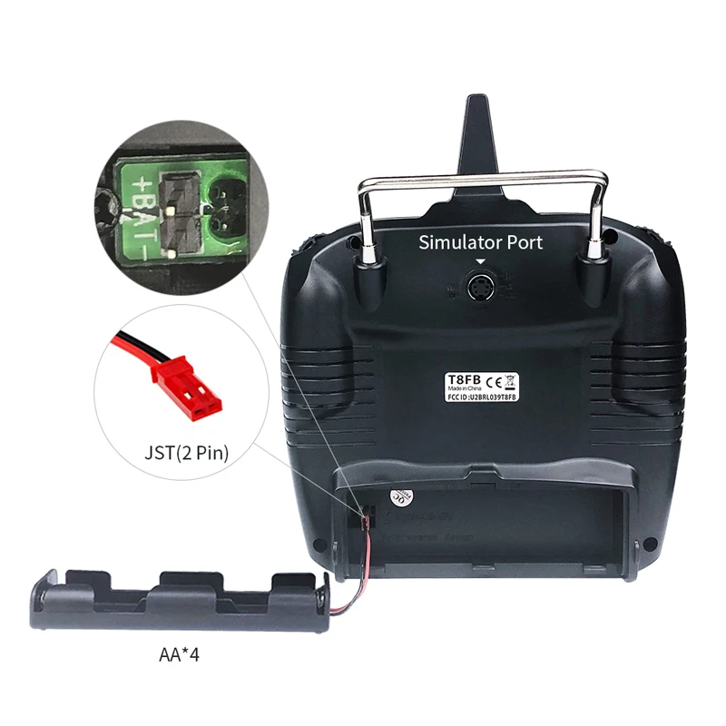ラジコンドローン用8fbおよび8チャンネルbtラジオコントローラー,2.4g