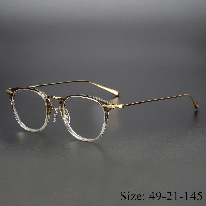 

Limited edition Vintage eyeglass frame pure titanium Ultralight 5307 Master favorite retro square eyewear women men original box