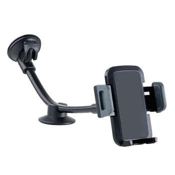 

Mount Universal Windshield Portable Car Phone Holder Long Arm Flexible Support One Button Sucker Durable Anti Skid Base Interior