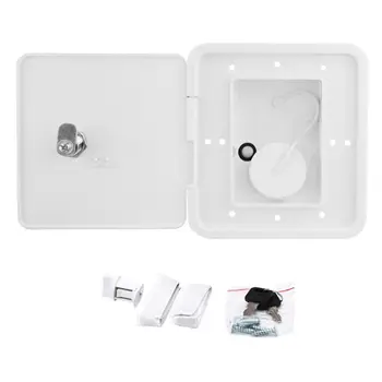 

Caravan Square Hatch Cover Gravity Inlet Rugged and Leakproof Easy to Install RV Water Filler Accessories