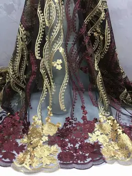 

2020 Last Design French Mesh Lace Embroidered Tulle Lace Fabric French Lace Fabric. Latest Nigerian Laces FC1627 ,Hight Quality