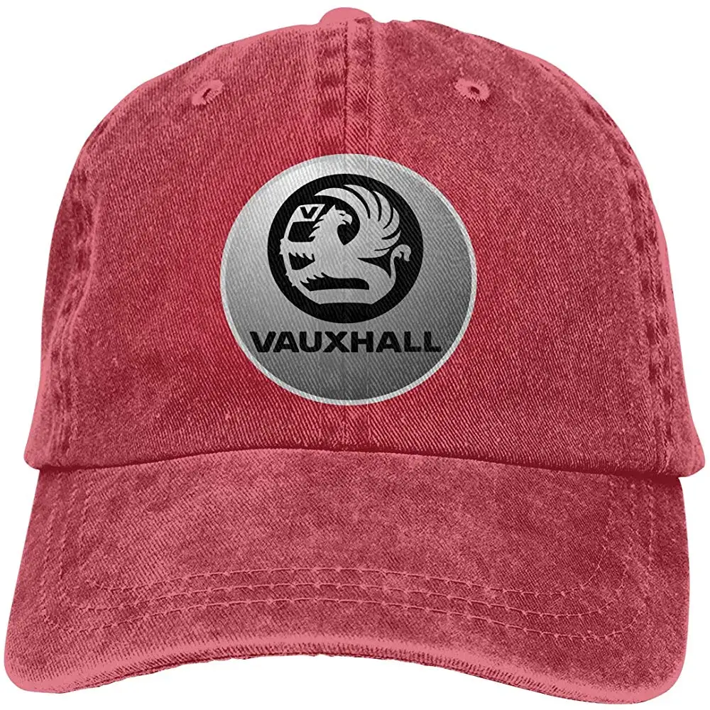 Мужская винтажная Регулируемая шляпа Vauxhall с логотипом автомобиля крутая ковбойская шляпа, синяя