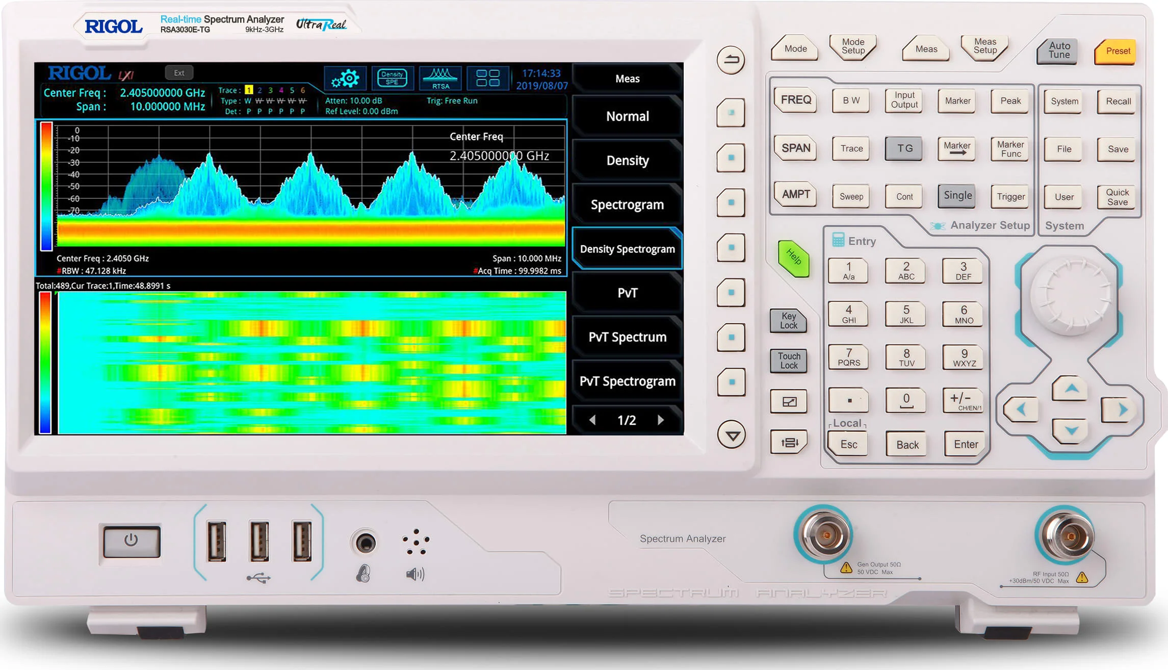 Rigol RSA3015E-TG- 1.5 GHz Real Time Spectrum Analyzer with Tracking Generator