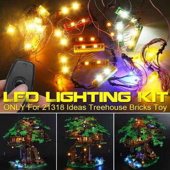 

NEW LED light kit for Ideas Series 21318 Treehouse With Remote Control ( only light kit included)