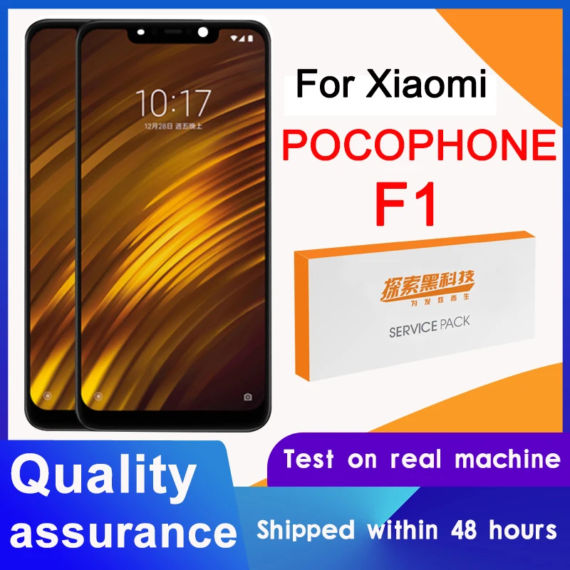 100% протестированный сменный ЖК-дисплей 6 18 дюйма для Xiaomi Poco F1 дигитайзер