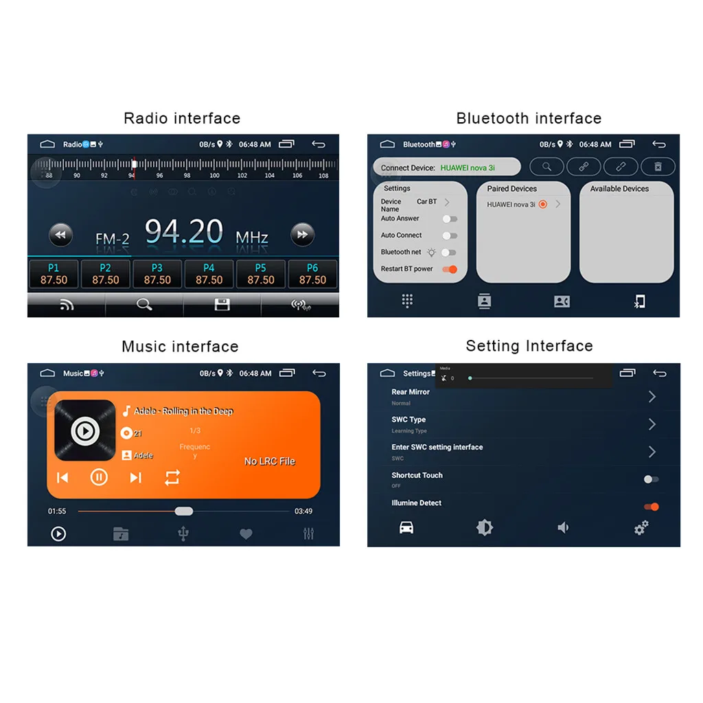 SWM-9999 7 дюймов HD Автомобильный BT Mp5 плеер Android gps Навигация Mp3 FM одна машина рулевое колесо обучающая функция# P20