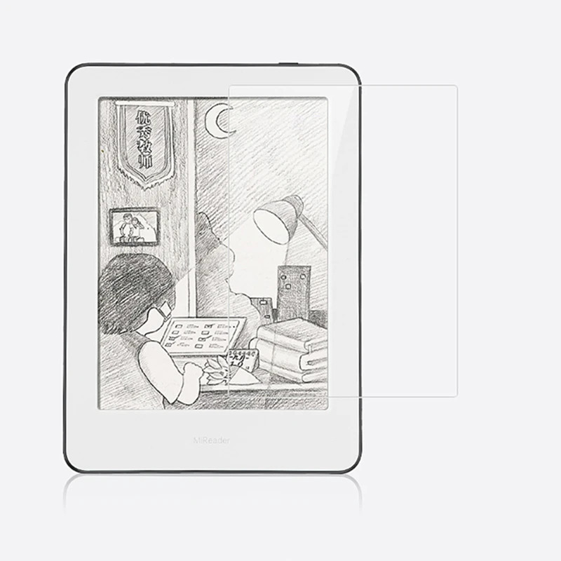 Чехол для Xiaomi Duokan MiReader, Защитная пленка для электронной книги, умный кожаный чехол-подставка+ стилус, умный чехол-книжка