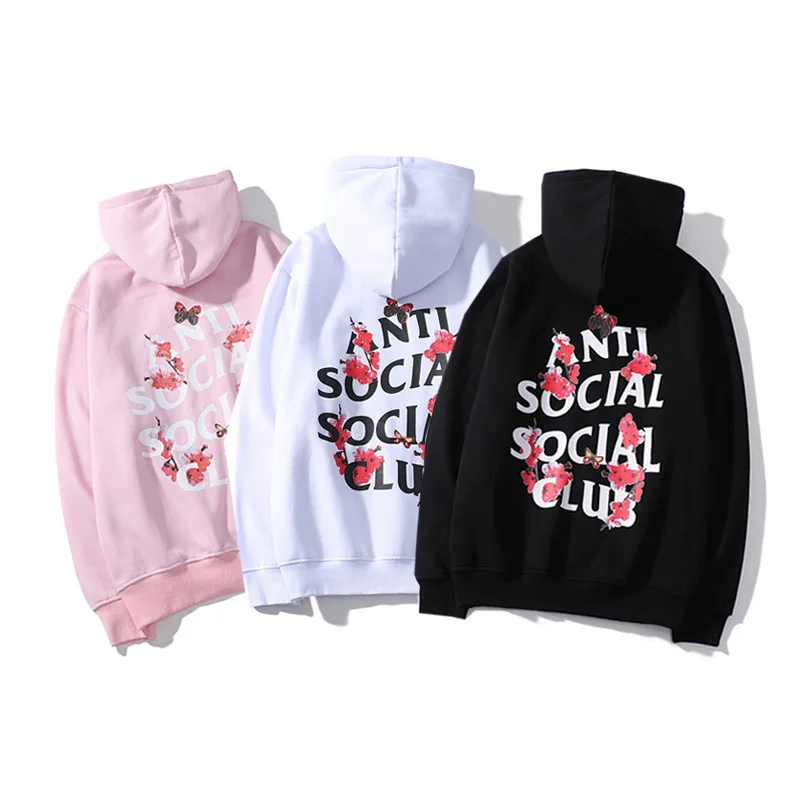 

2020 Autumn And Winter New Style plus Velvet Cotton Cushion Pullover Thick Hoodie Teenager Flower Butterfly Women's Sweats