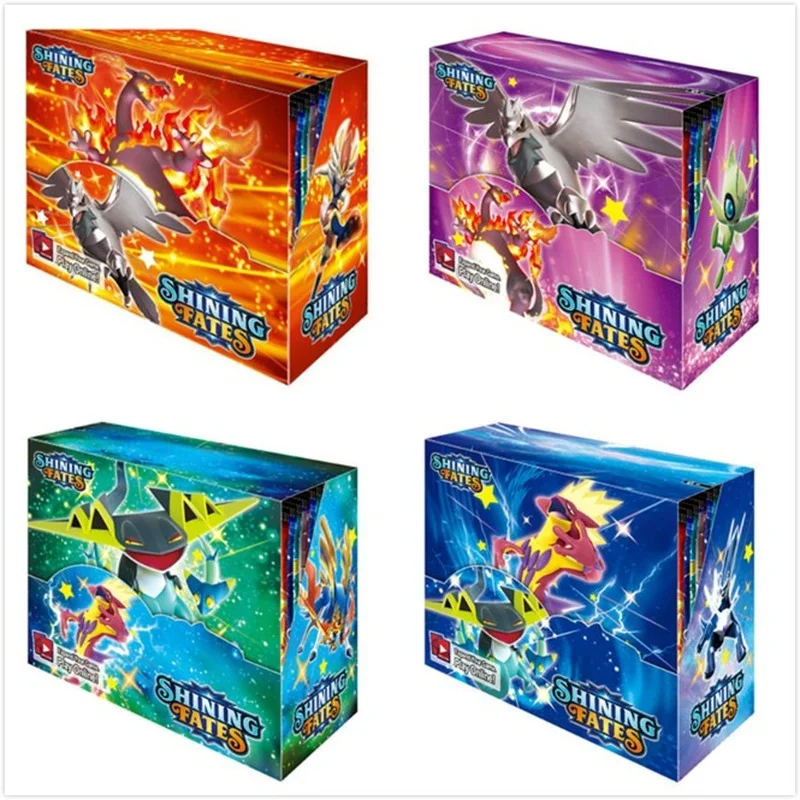 2021 NEW 360Pcs Pokemon Cards TCG Shining Fates Booster Box Trading