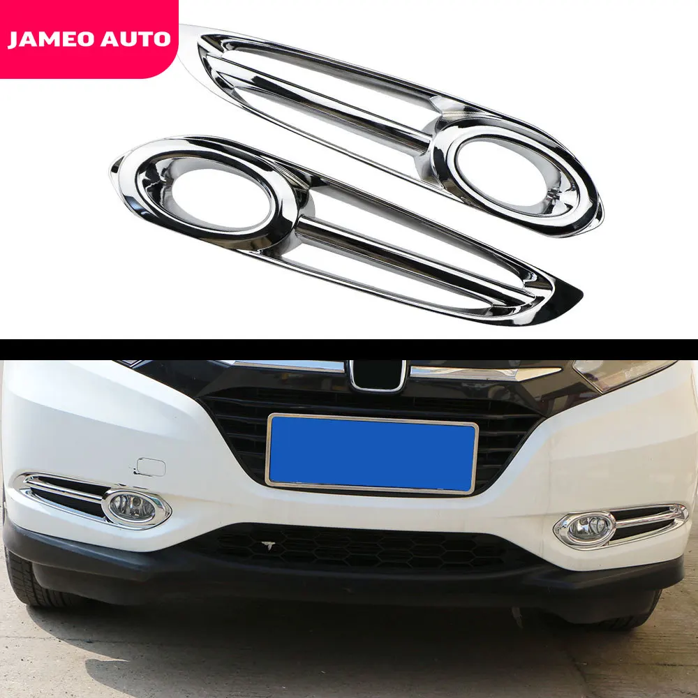 

2Pcs/Set Auto Front Fog Light Lamps Frame Trim Styling Sequins Fit for Honda Vezel HR-V HRV 2014 2015 2016 2017 2018 2019