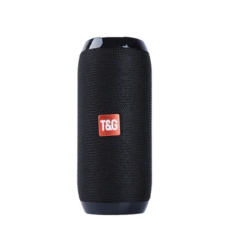 

Bluetooth Speaker 10W Portable Wireless Stereo Column Fabric Outdoor Waterproof Speakers altavoces Support TF card FM Radio USB