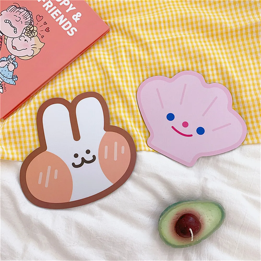 Student supplies ins style Japanese personality creative mini computer mouse pad cute smiley cloud avocado table mat trumpet