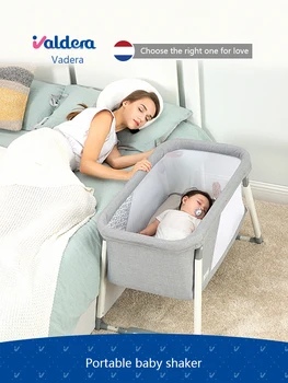 

Portable crib newborn cradle bed multi-function baby bed bb bed foldable European bed to send mosquito net