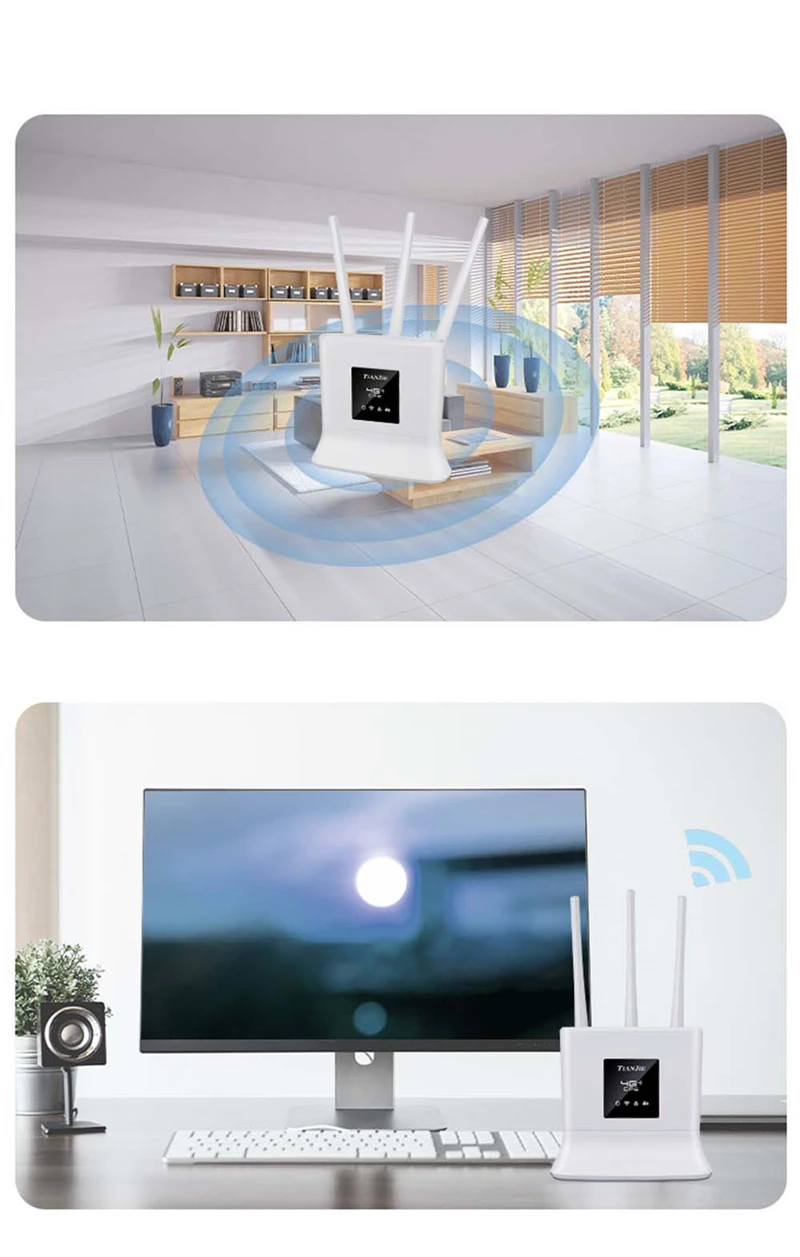 4G Wifi Router Wireless Modem 4g Wifi Sim Card Mobile Routers For IP Camera/Outside Wi-Fi Coverage Removable External Antenna top rated wifi signal booster