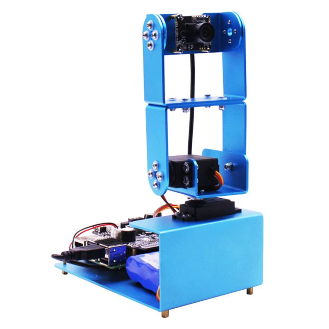 AI Camera Gimbal Computer Vision Robot OpenCV Face Detector Kit With/Without Mainboard For Raspberry Pi 4/1G Internal Storage