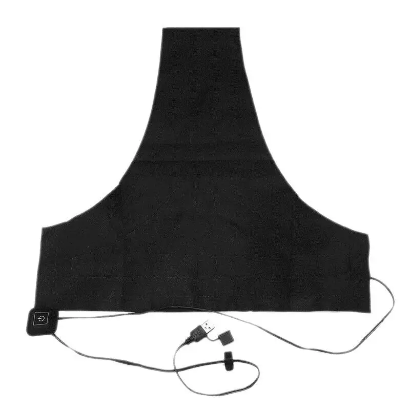 

USB Electric Heater Vest Washable Heated Pad Cloth Jacket Winter Warmer Heated Sheet 3 Gear DIY Thermal Pads