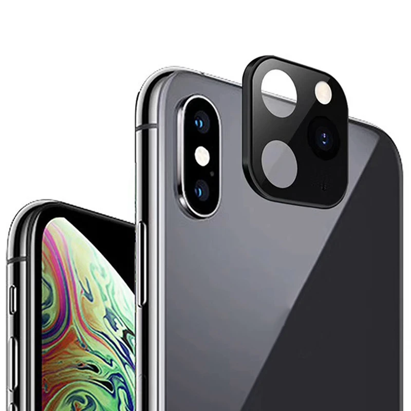  Geändert Metall Aufkleber Kamera Objektiv Sekunden Ändern Abdeckung Für iPhone 11 Pro Gefälschte Ka