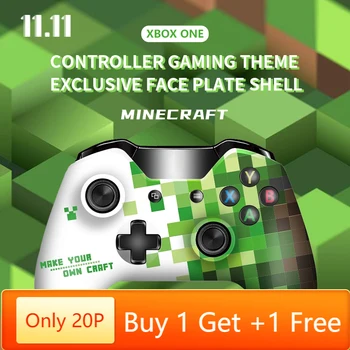 

1PC Limited Edition Front Shell Controller faceplate for Xbox One Custom Wireless Controller face Shell Parts - MC Creeper