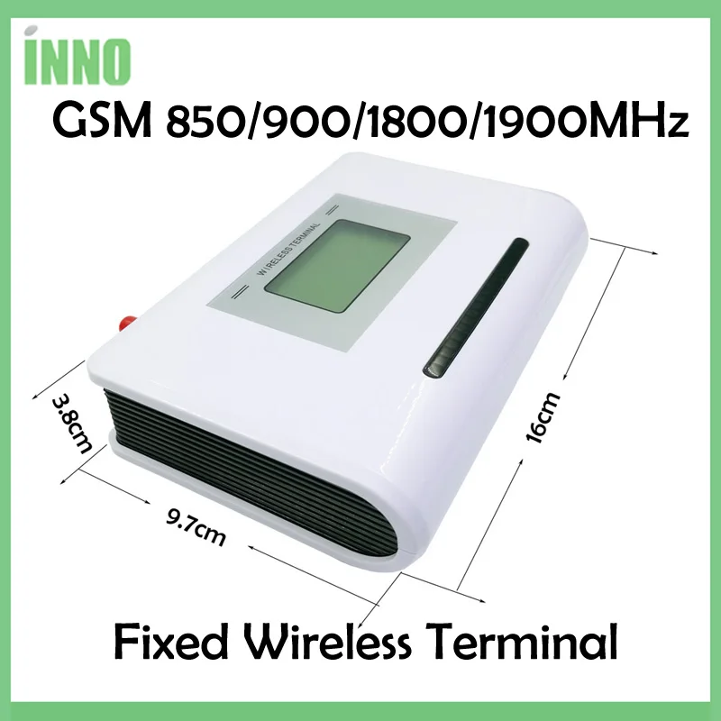 GSM 850/900/1800/1900 МГц фиксированный беспроводной терминал с ЖК дисплеем поддержка