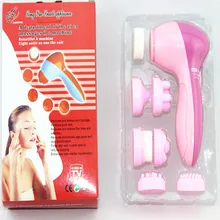 Производители оптом 6 один электрический Очищение лица Поющий инструмент лицевой части вибрирующий косметический аппарат-массажер Очищение лица