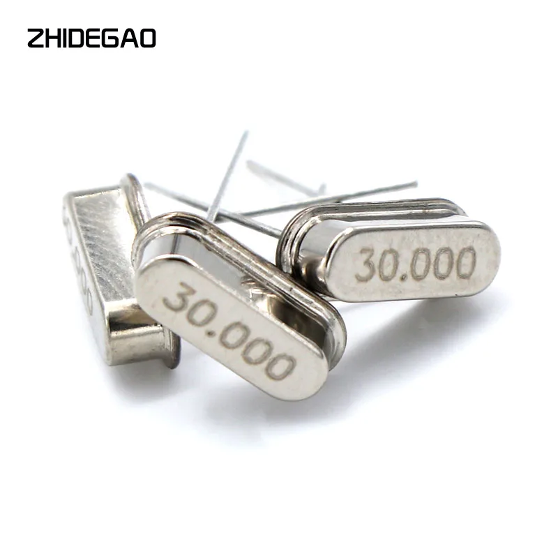 Quartz Resonator 10pcs 30MHz Quartz Crystal Resonator Passive Oscillator HC 49S