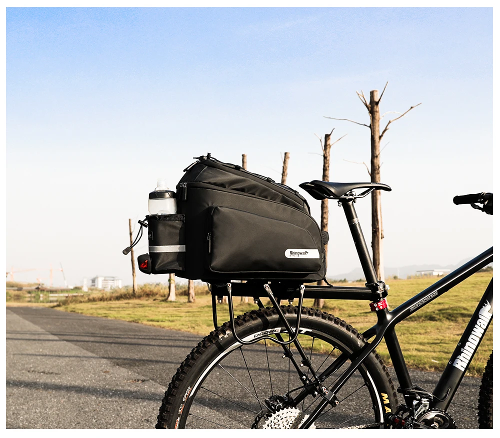 RHINOWALK New Bicycle Bags Mountain Bike Saddle Rack Trunk Bags Travel Cycling Luggage Carrier 17L Camera Handbag Waterproof  (13)