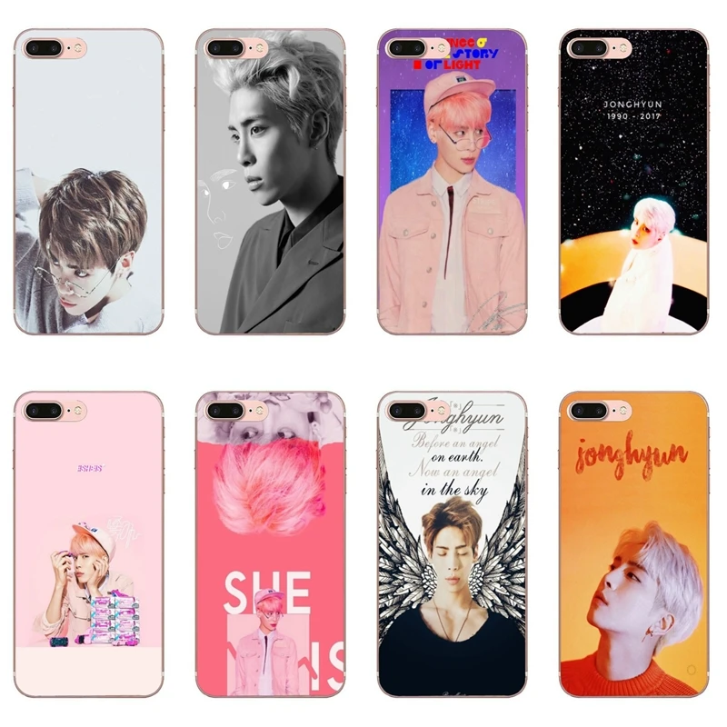 Shinee jonghyun для samsung Galaxy S10 Lite S9 S8 S7 S6 edge Plus S5 S4 примечание 9 8 5 4 Мини Мягкая обложка
