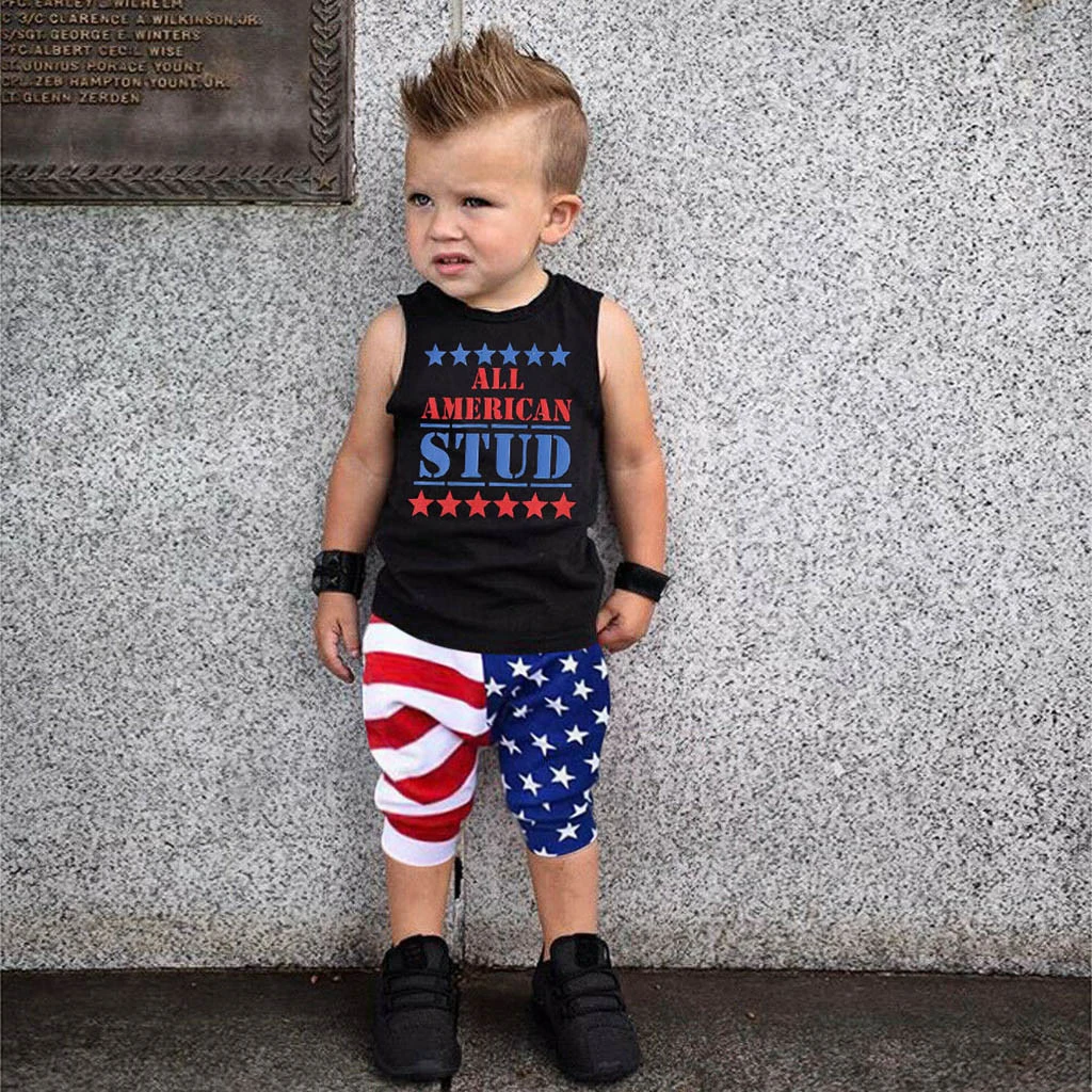 baby boy 4th of july outfit