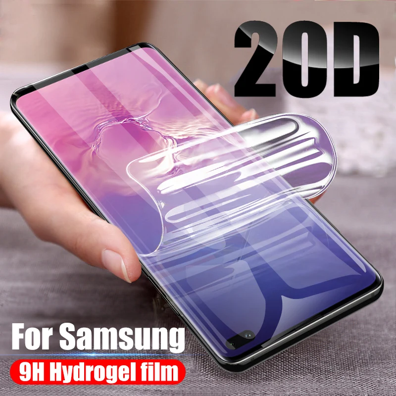 

20D Hydrogel Protective Film For Samsung Galaxy Note10 Pro Screen Protector For Samsung S10 S9 S8 Plus Note 8 9 10 Pro Not Glass
