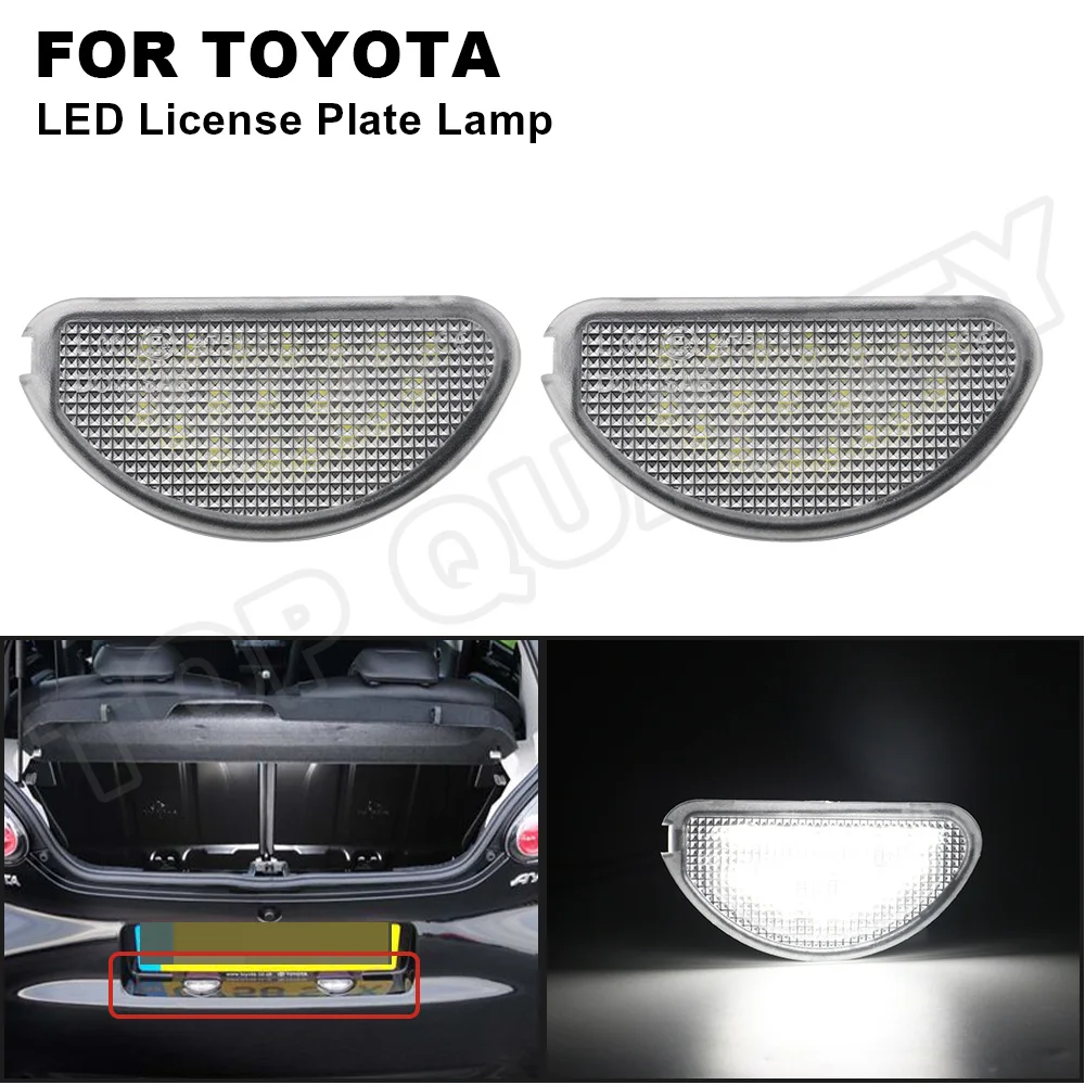 Для Toyota Aygo MK1 2005 2006 2007 2008 2009 2010 2011 2012 2013 2014 18 SMD СВЕТОДИОДНЫЙ номерной знак