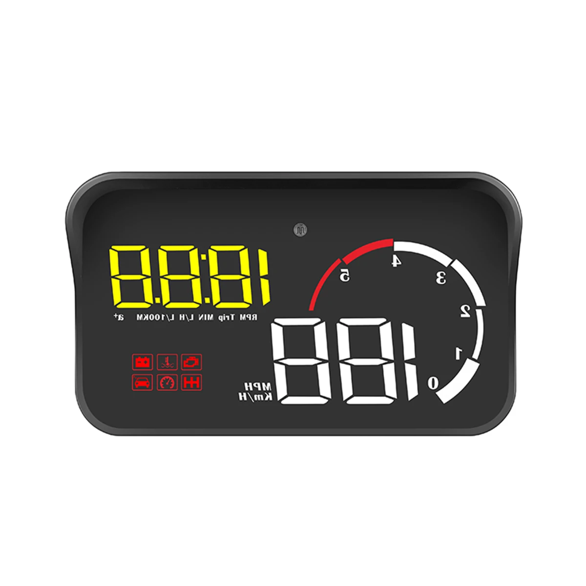M10 Автомобильный дисплей головы вверх OBD2 износ автомобиля напоминание скорость сигнализации навигационный проектор дисплей для скорости сигнализации