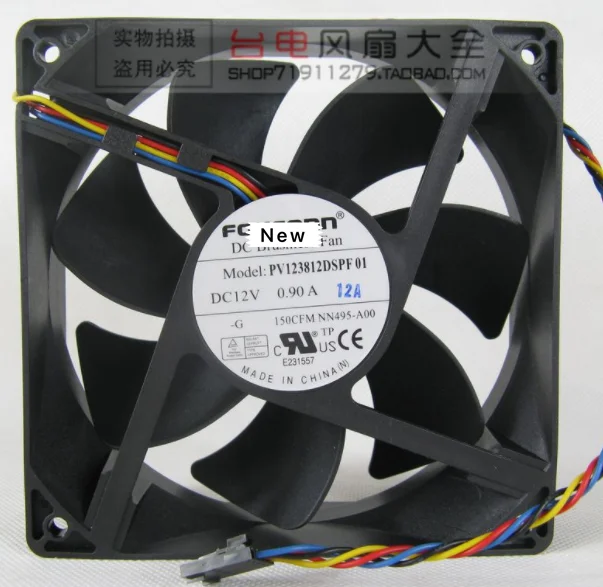 Для Emacro для Foxconn PV123812DSPF01 DC 12V 0.9A 120x120x38 мм вентилятор охлаждения сервера|Пульты ДУ| |