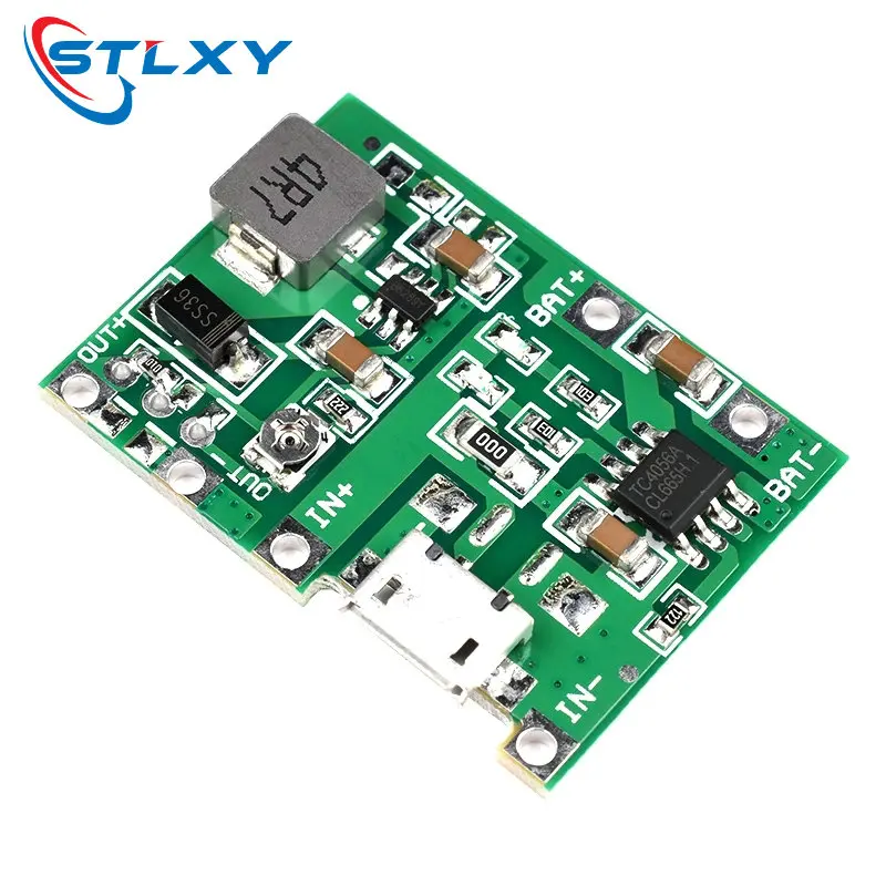 리튬 이온 18650 배터리 충전기 보드 DC-DC, 스텝 업 부스트 모듈, TP4056, DIY 키트 부품 stlxy, 3.7V, 4.2V