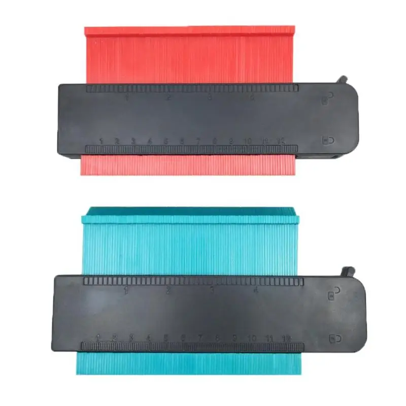 

Profile Contour Gauge Woodworking Tool Stable Durable Cutting Forming Lock Function Tiling Skirting Laminate Profile Template
