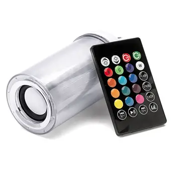 

Bluetooth LED Bulb Speaker Flame Effect Light Music Player Dimmable Voice Control With 24Keys Romote Controller for LED