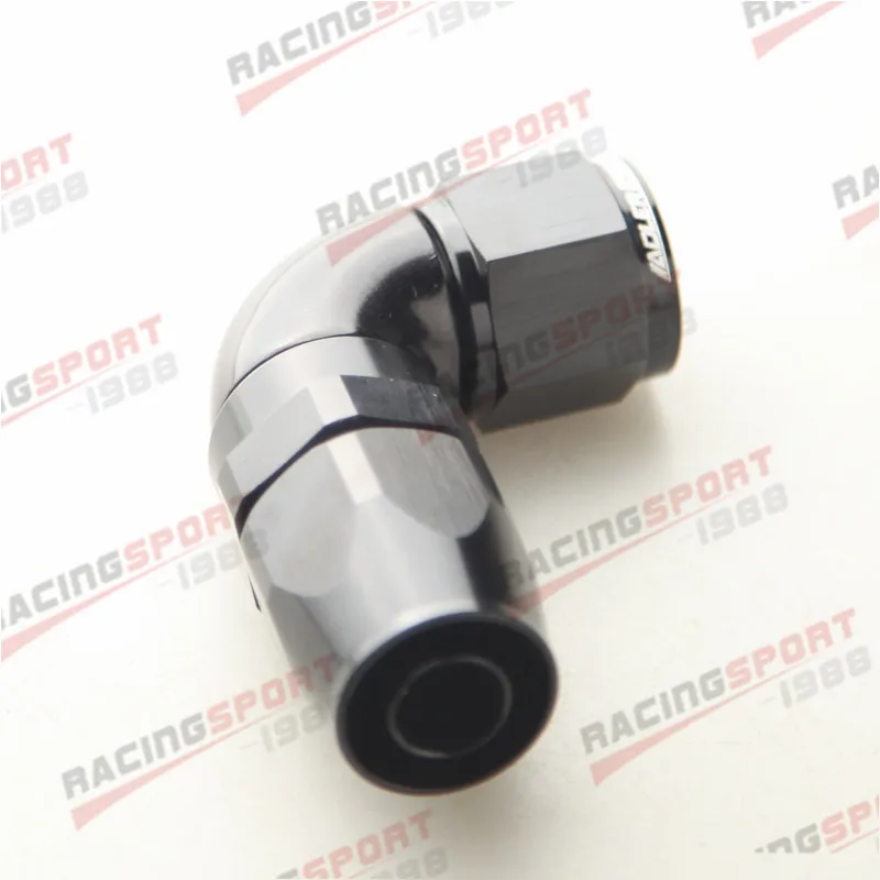 SWIVEL 90 Degree -10AN AN10 HOSE END FITTING Black aluminum hose fitting