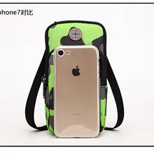 Прохладный на руку для бега и занятий спортом сумка L-чехол для мобильного телефона Для мужчин и Для женщин на открытом воздухе бег Предупреждение Светоотражающие защиты рук Водонепроницаемый ударопрочные