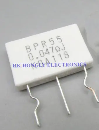5 шт. BPR55 Вт + 0.047R 0.05R 0.1R J 0.22R K 0 047 Ом 05 1 22 220мр резистор |