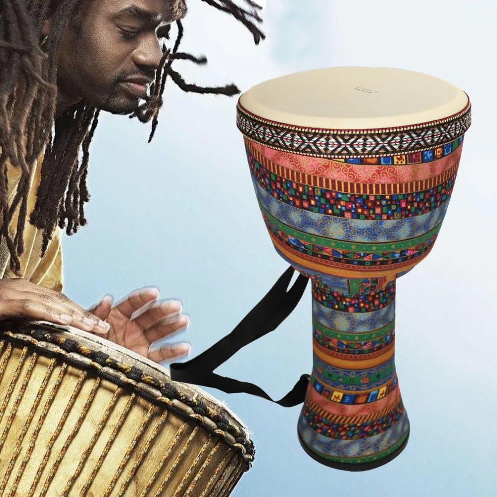 8 дюймов Djembe перкуссионный музыкальный инструмент классический Африканский стиль ручной барабан для детей интерес культивирование распродажа
